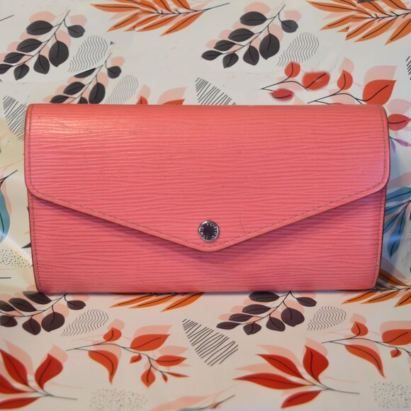 Louis Vuitton Epi Sarah Long Wallet – Corail (2014) Made in Spain w/ Dust Bag - Picture 3 of 14